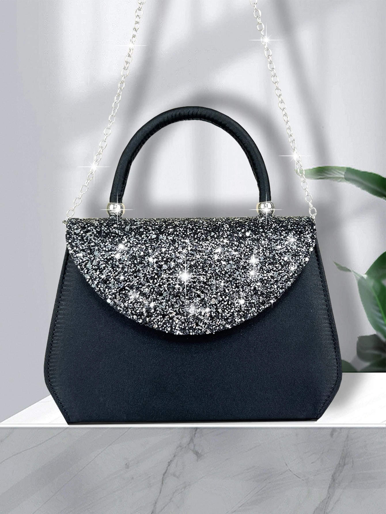 Bolsa Glamourosa Glitter Bling