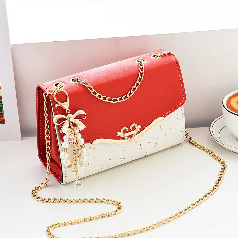 Bolsa Crossbody com Lantejoula